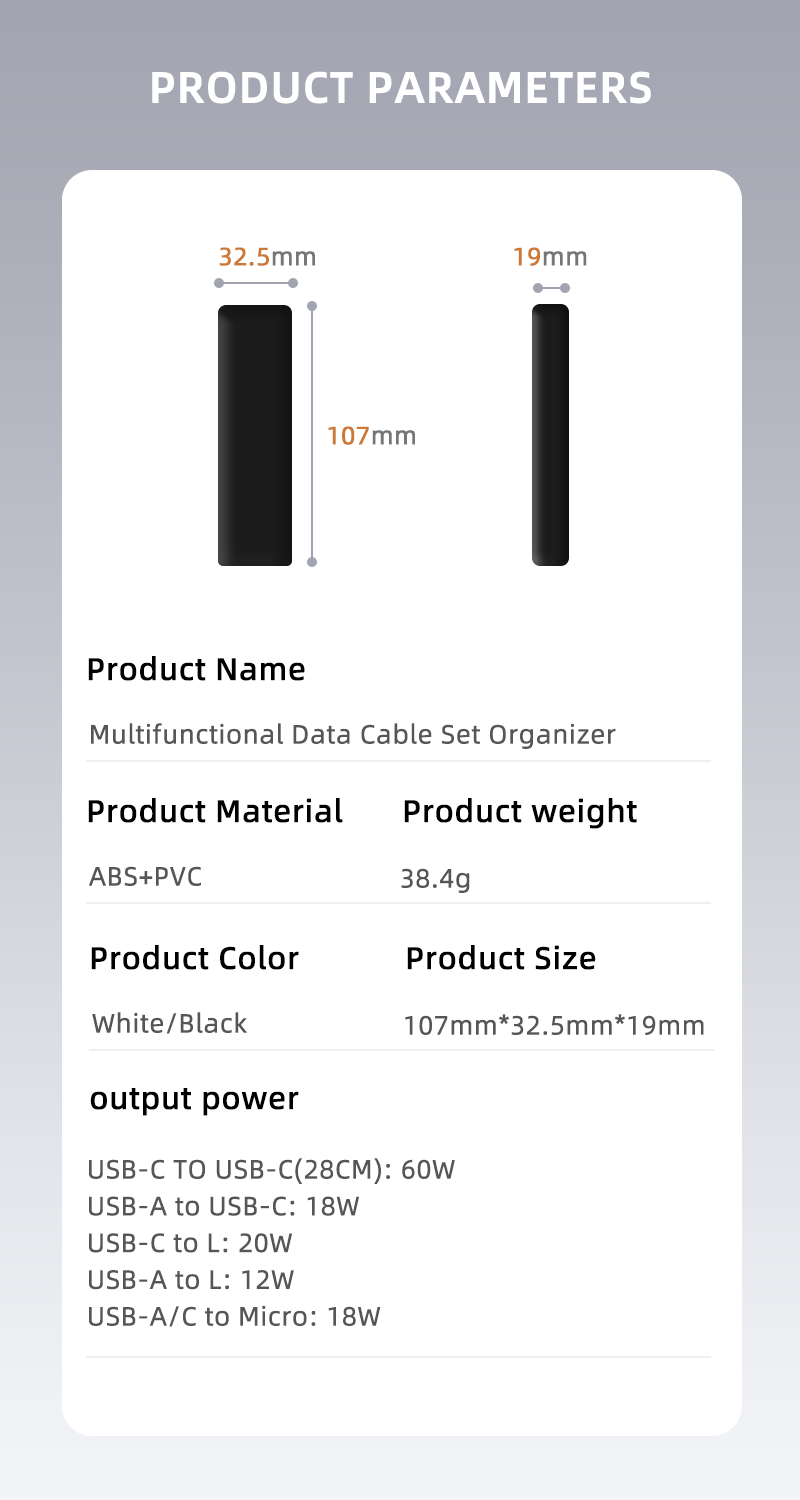 Promotion Gift 6 in 1 Multiport Multifunction Usb C Data Cable Kit 60W Fast Charge Phone Adapter Charging Cable Kit