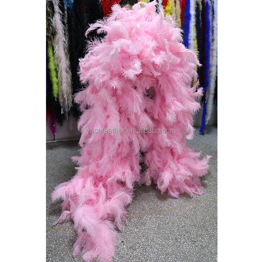 Pink Feather Boa Heavy Plume