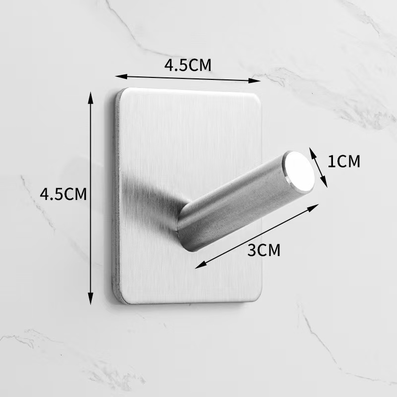Hot Sale  Multifunctional Rotating Hook Self-adhesive Strong Adhesive Household Kitchen Appliance Storage Hook Wall Hooks