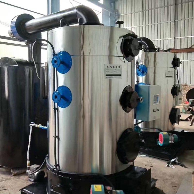 Automatic High Efficiency 500kg Wood Pellets Biomass Steam Boiler Industrial Vertical Fire Tube with Low Pressure Energy Saving