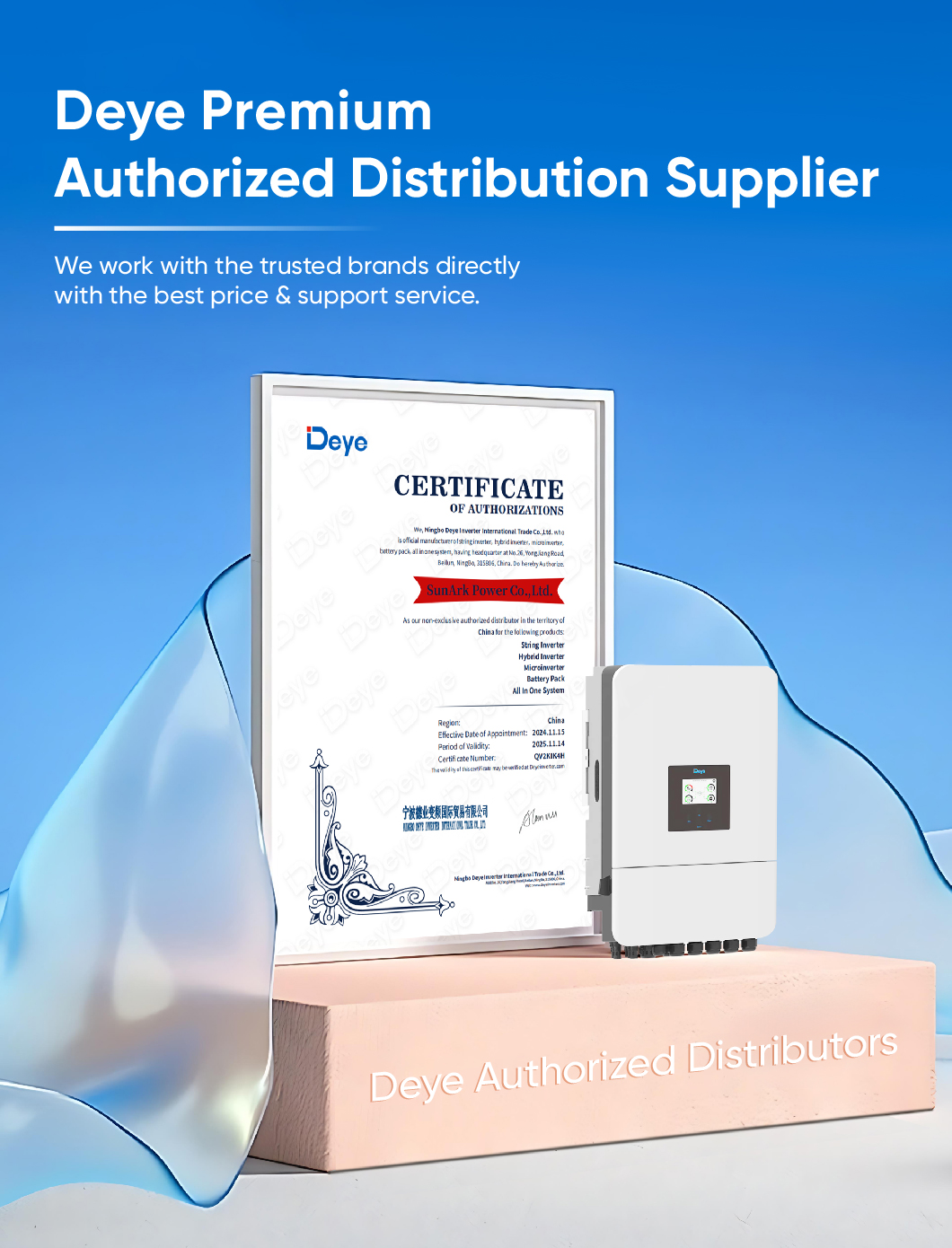 Deye  SUN-3/4/5/6/8/10/12K-SG05LP3-EU-SM2 Hybrid Solar Inverter 3Kw 5Kw 8Kw 10Kw 12Kw Pure Sine Wave Power Inverters High Safety
