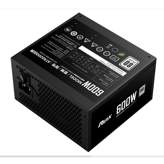 ATX Computer Desktop Pc Power Supply 300W 350W 400W 450W 500W 600W PSU OEM Case Custom Status Logo Item Pin WORK AMD Support EMC