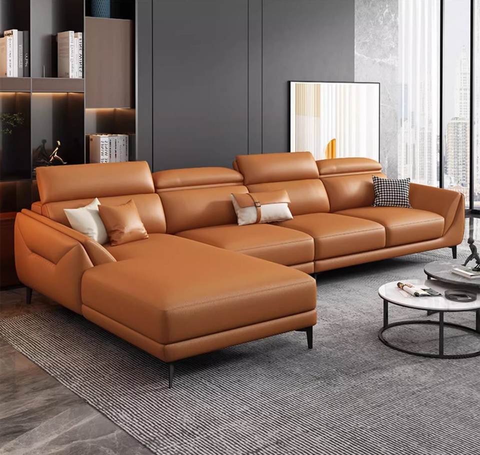 Угловой диван Chesterfield в стиле L-shape