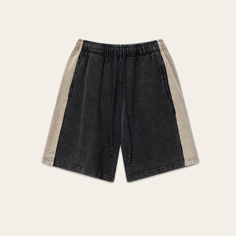 Retro Stitching Ribbon Shorts