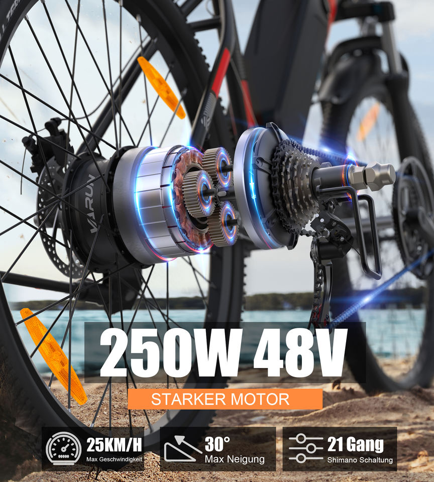 Легкий электровелосипед для кросс-кантри (250W)