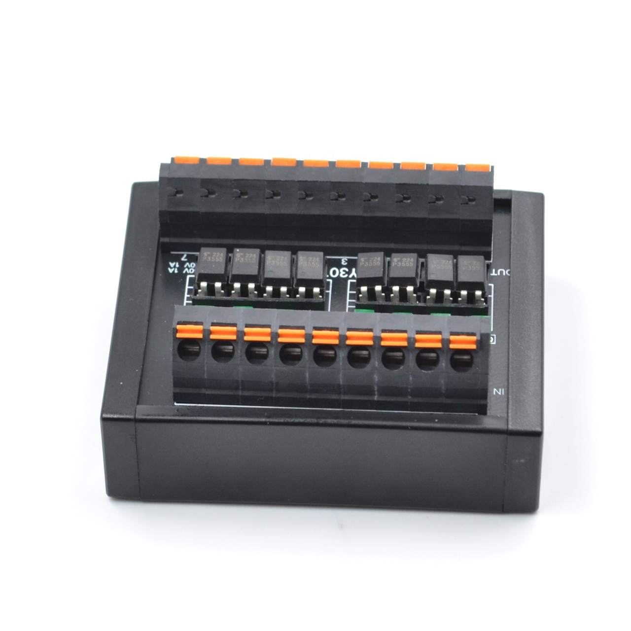 QMY307SL-P 8-Bit Photomos Optocoupler Solid State Relay 5-24V PNP Control 0.5A/60V Output with Plug in Terminal Block