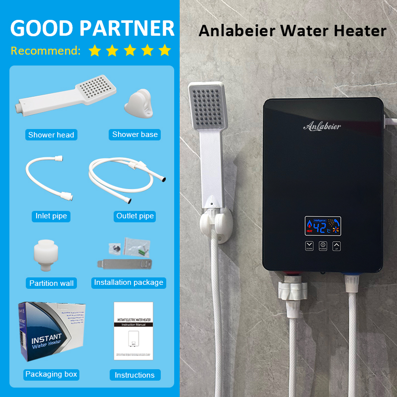 5s Heating 220v 230v High Quality Electric Bathroom Hot Best Instant Hot Water Shower Electric Tankless Water Heater