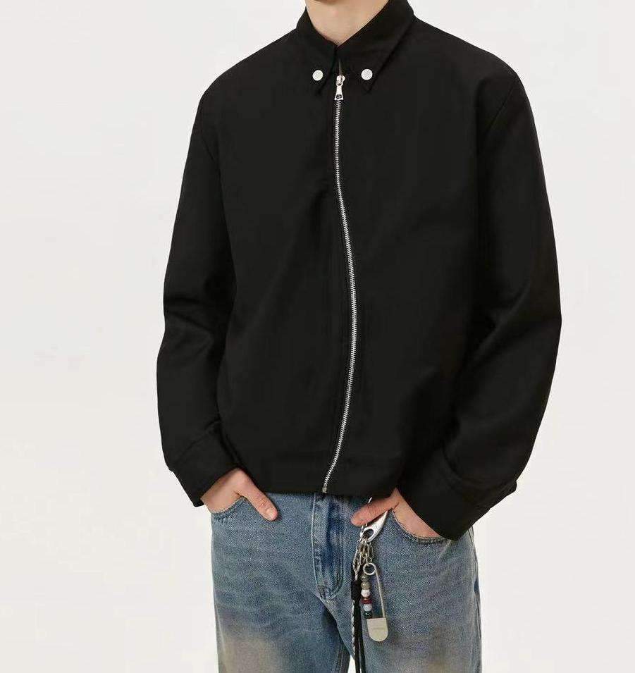 Curve Zipper Style Jacket