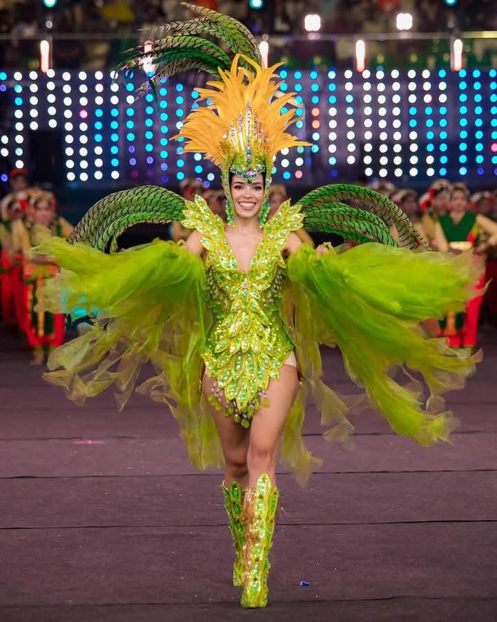 Customized Feather Stage Wear Samba Paradise