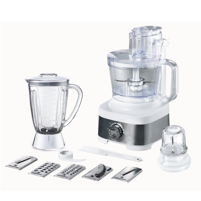 1000W Stainless Steel Food Processor with 3.5L Plastic Bowl Food Grinder for Knead Dough Meat Cooking