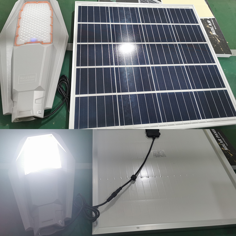 HKV Solar Street Light 100W 200W 300W 400W 600W All in Two Outdoor Waterproof Led Solar Street Lights