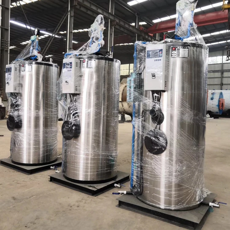 Vertical Automatic Small 500kg/h High Efficiency CE Certified Combustion Biomass Steam Generator for Food Processing Industry