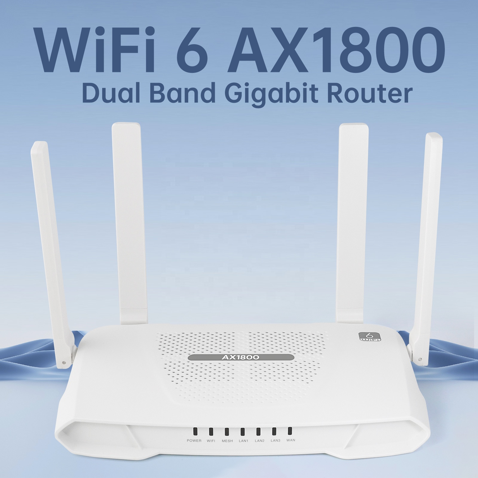 EDUP RT2983 High Speed AX1800 Wifi 6 Mesh Router Smart Dual Band Wifi5 Wifi6 OpenVPN Router