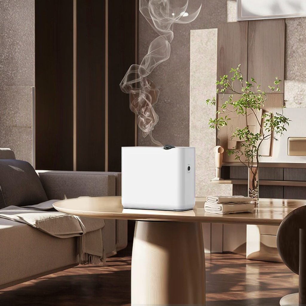800ml Eco-Friendly HVAC Fragrance Diffuser Wall-Mounted Scent Diffuser System Electric 800ml Capacity for Tabletop Installation