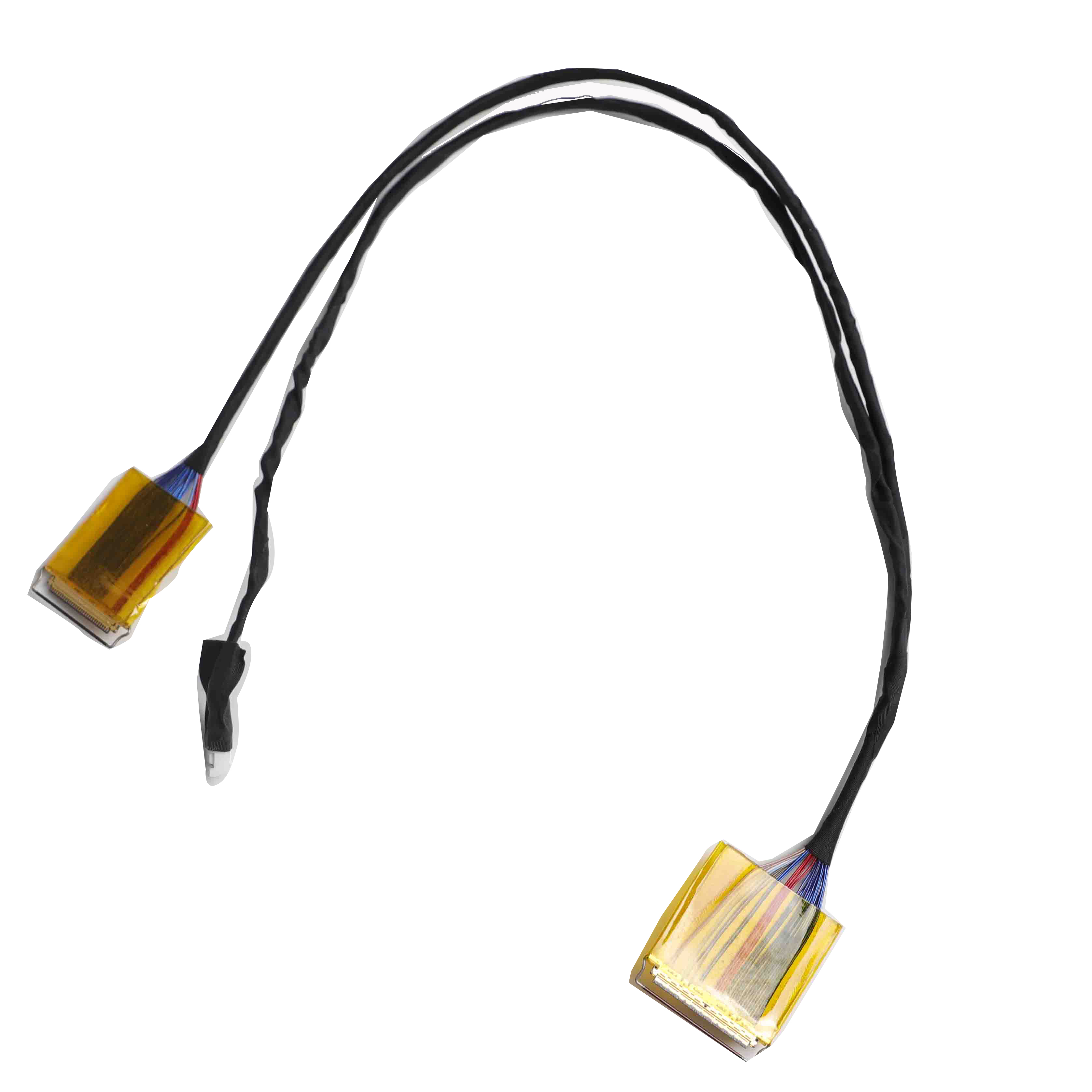 Lvds Cable Assembly with Twisted Pair and Shielded Jst Hit 2pin Connector Wire Harness for Computer Applications