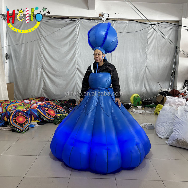 Inflatable Led Women Dress
