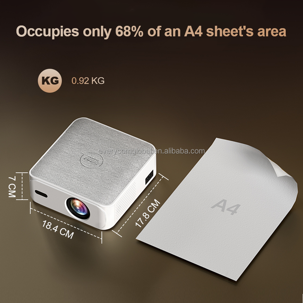 Portable Mini FULL 4K Video Projector MAX 300'' Screen 1000 CVIA Android Projector Home Theater Video Projecteur 4K Projector