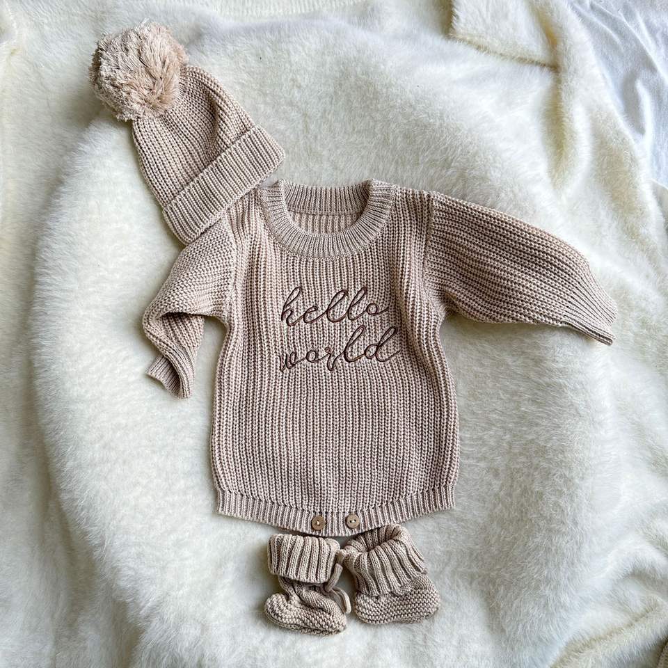 Вязаный Ромпер (Textured Knit Romper)