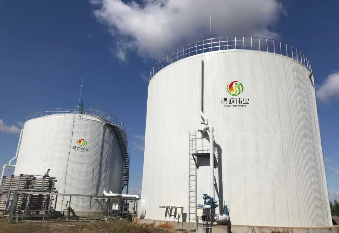 Biogas Digester Factory Manufacturer Industrial Biogas Toilet System Automatic Control Pressure Vessel Motor PLC Engine New