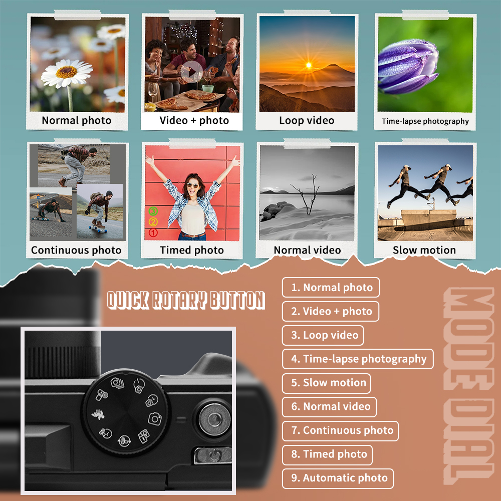 Good Quality Professional Photo Camera Hd Video Camera Professional 4K Nightshot Digital Camera 50Mp Compact