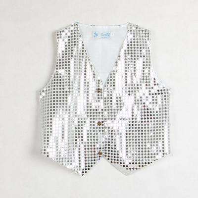 Children Shinny Sequined Suit Vest