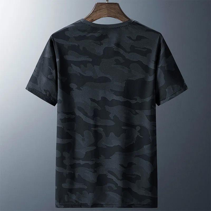 Camouflage Ice Silk Short Sleeve