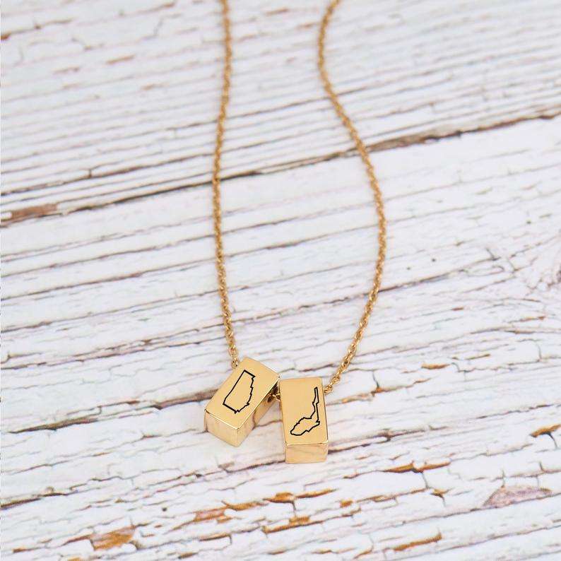 Золотое колье 14K «Роза» (Rose Jewelry)