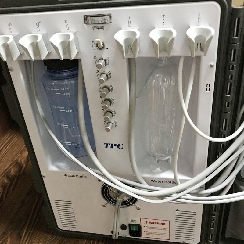 Новейшие технологии стоматологического оборудования ASTM 220 В PC2930 портативный стоматологический блок с машиной для чистки зубов и отверждающей лампой