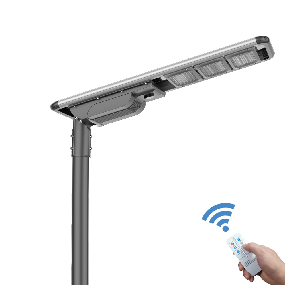 High Quality Lamparas Solares All in 1 Solar Street Light Motion Sensor Lighting