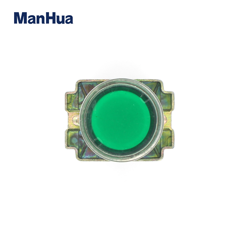 Manhua XB2-BW3361 220VAC Red Push Button Switch With Light