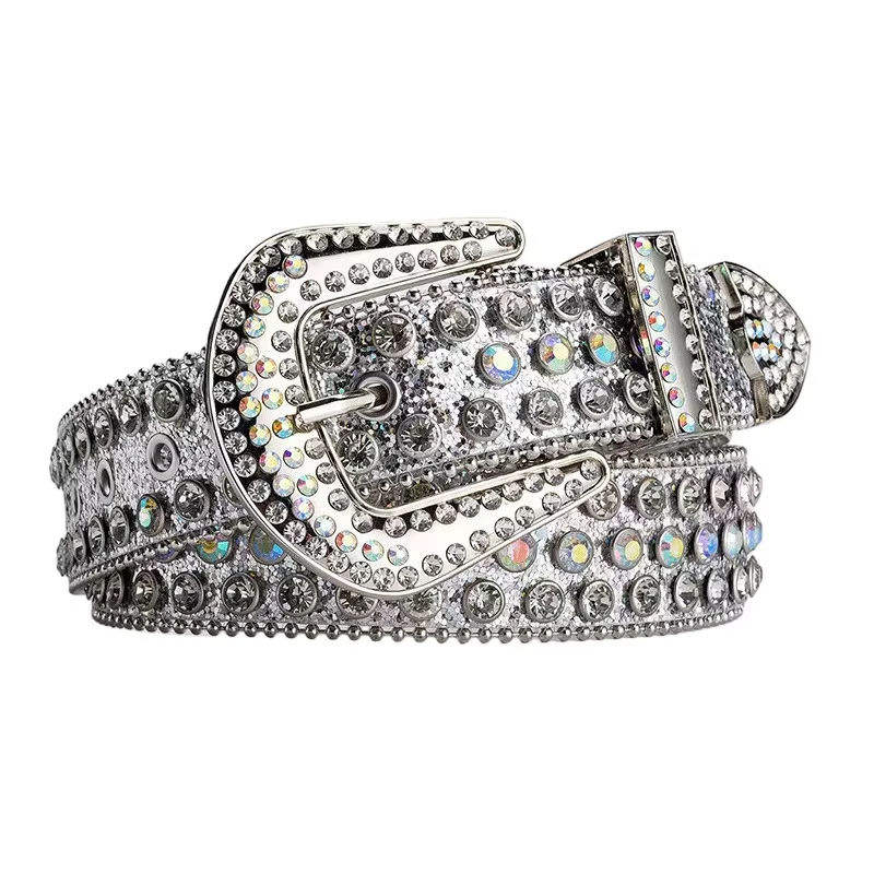 Дизайнерский ремень с кристаллами (Diamond BB Simon Style)