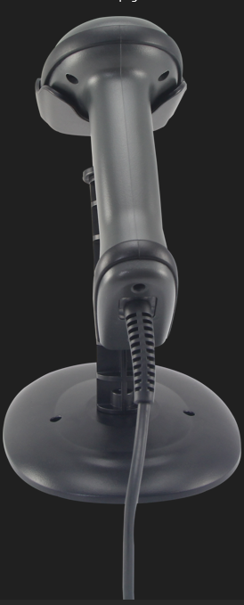 USB 1D Wired Handheld Barcode Scanner High Quality CCD Light Source for Supermarket and Logistics Applications