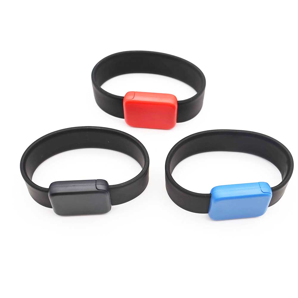 USB Flash Memory Stick Lighting up Bracelet Usb Wristband Led Thumb Drive Personalized Logo Pendrive 32GB USB Flash Memory Stick