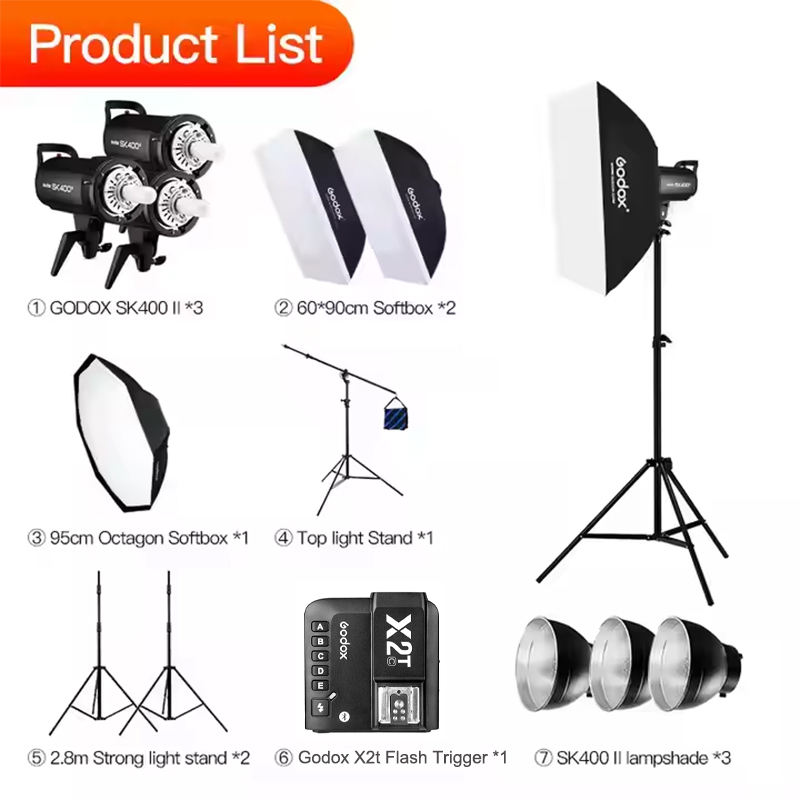 Студийная вспышка Godox SK400II