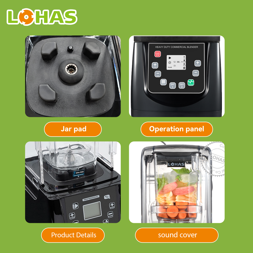 Lohas High Performance Commercial Blender 2300w Sound Proof