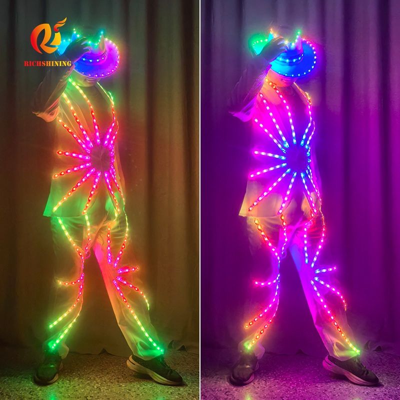 RICHSHINING RGB LED Light Dance Wear