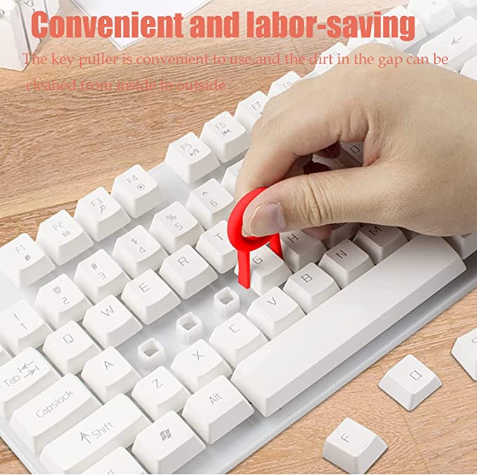 DS1507 Computer Cleaning Tool Kit Earbuds Earphone Cleaner Corner Gap Duster Keycap Pull Keyboard Brush 5 in 1 Keyboard Cleaner