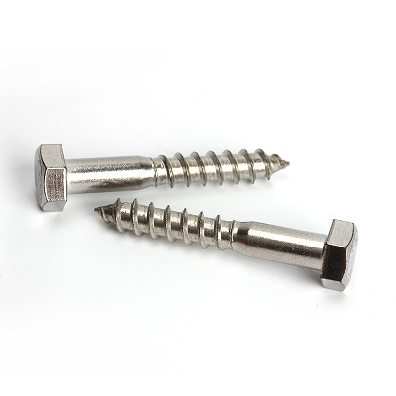 Stainless Steel Hex Head Wood Screw Hexagon Head Lag Screw Self Tapping Timber Screw