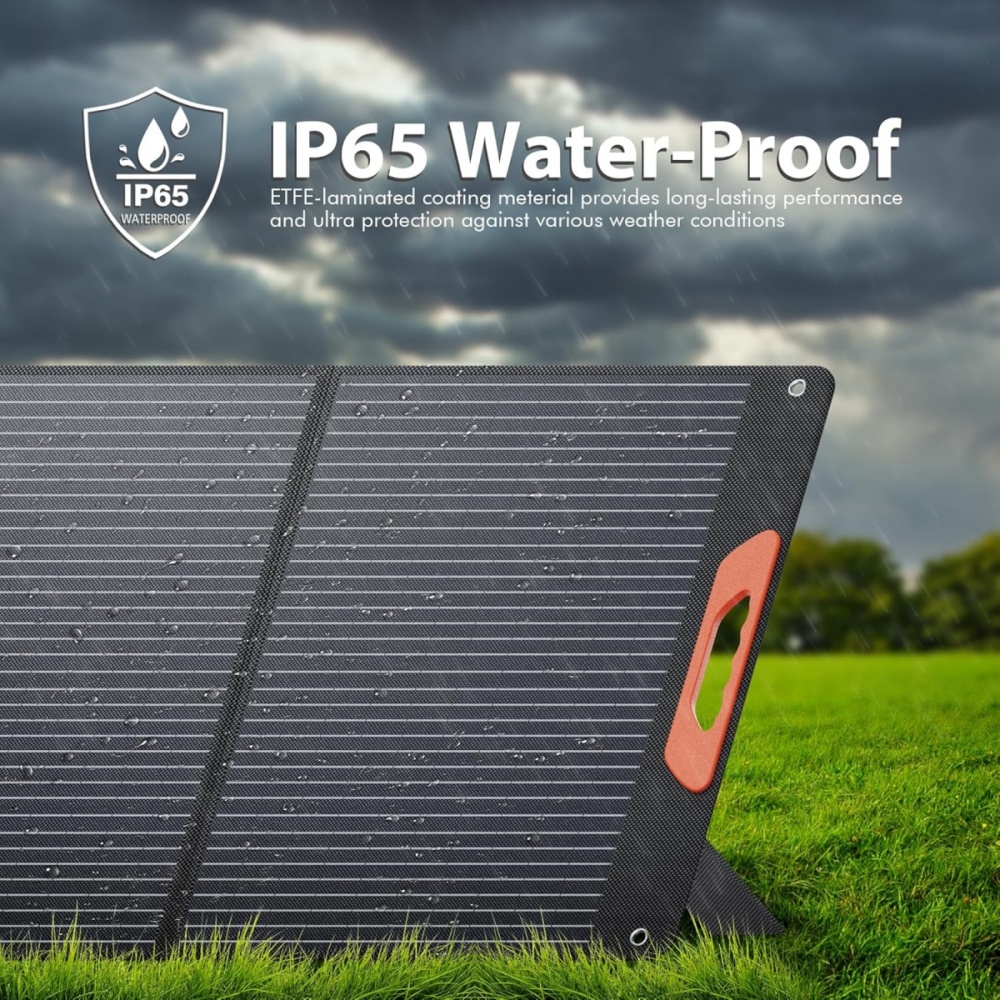 Outdoor 12V 18V Portable Foldable PERC Half Cell Solar Panel Kit Charger 50W 100W 150W 200W 250W