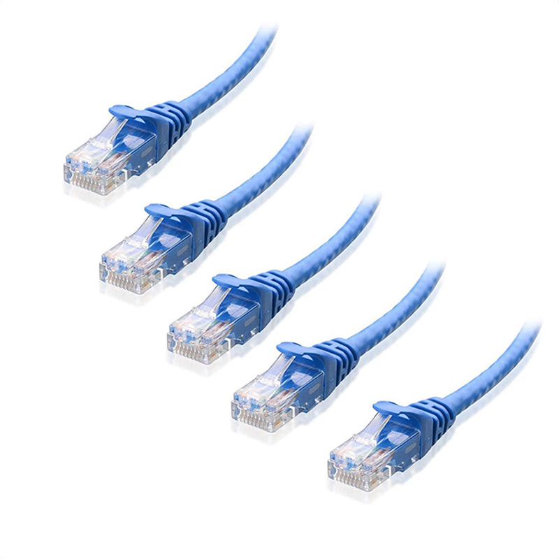 HOTION Factory Wholesale Cat6 Unshielded UTP Patch Cord Manufacturer Customizable Copper 8-Conductor Stranded Wire 26 AWG Cable