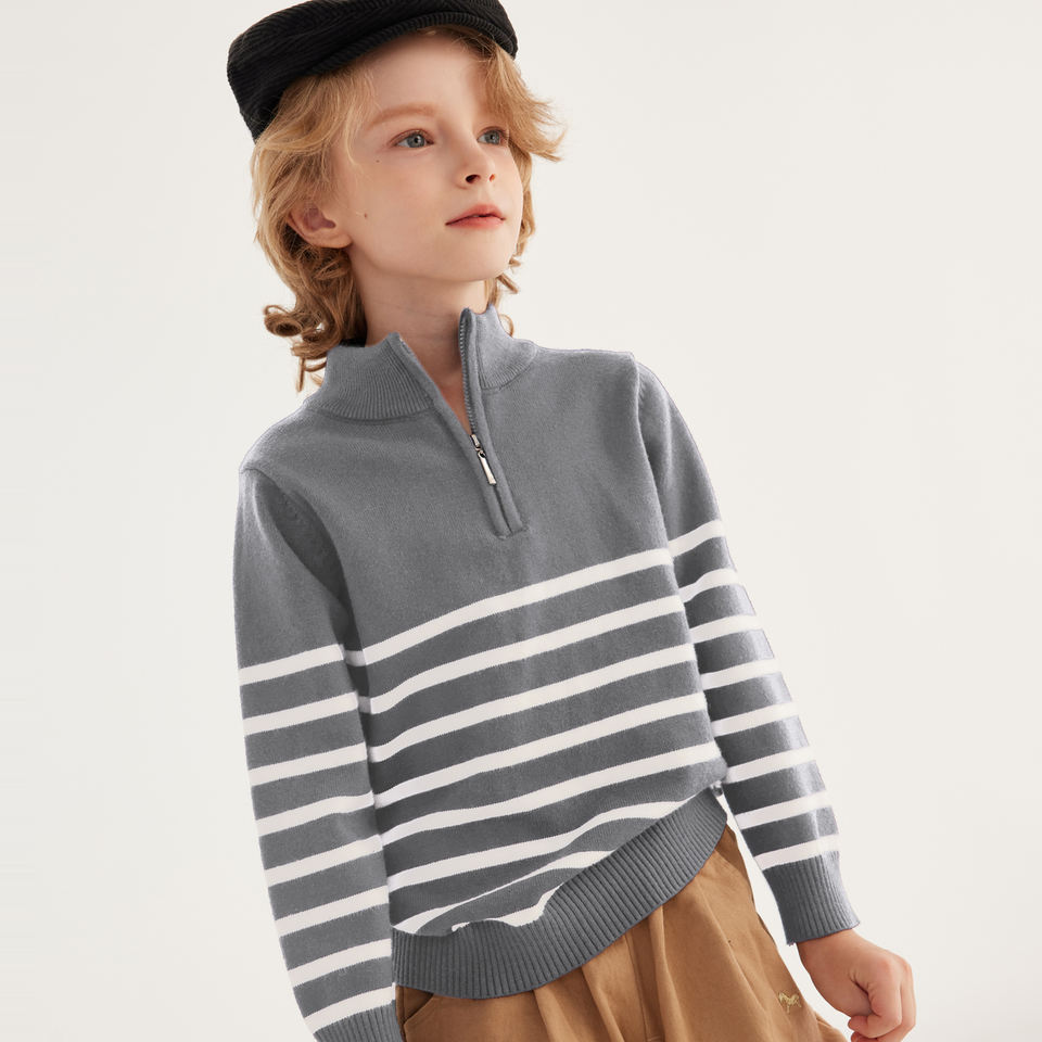 Boys Winter Half Zip Breathable Eco
