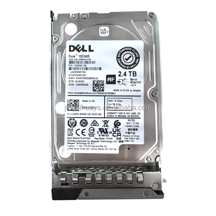 Dell Hard Drive 2.4TB 10K RPM SAS 12Gbps 512e 2.5inch Hard Drisk Hdd