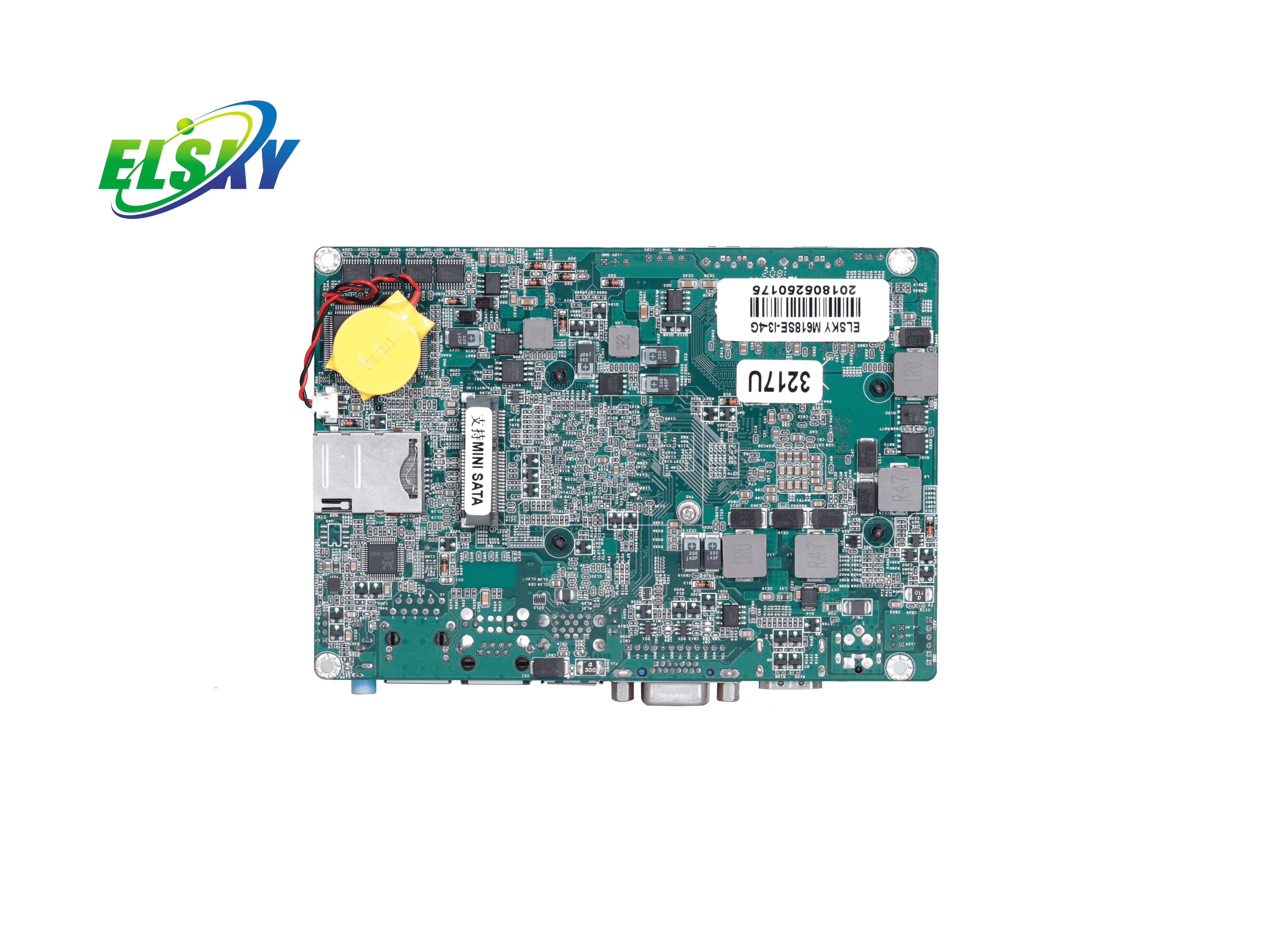 ELSKY Industrial Embedded Motherboard H77 Chipset 4th Gen Haswell Core I3 I5 I7 DDR3 SATA Single 2LAN 8COM Fanless PC ATX
