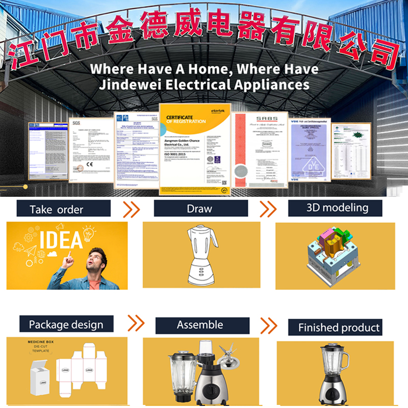 Quality Blender Electric Juicer Blender Mixer Grinder Blender Machine Food Processor With Chopper for Home