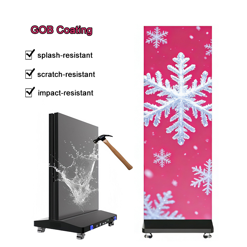 QIANFAN P2.5 Indoor/Outdoor Full Color LED Digital Signage Advertising Display with 1500cd Brightness and Waterproof Design