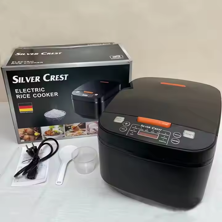 5-Liter Smart Electric Rice Cooker Fast Soup Maker Low Sugar Household Kitchen Appliance Plastic Housing