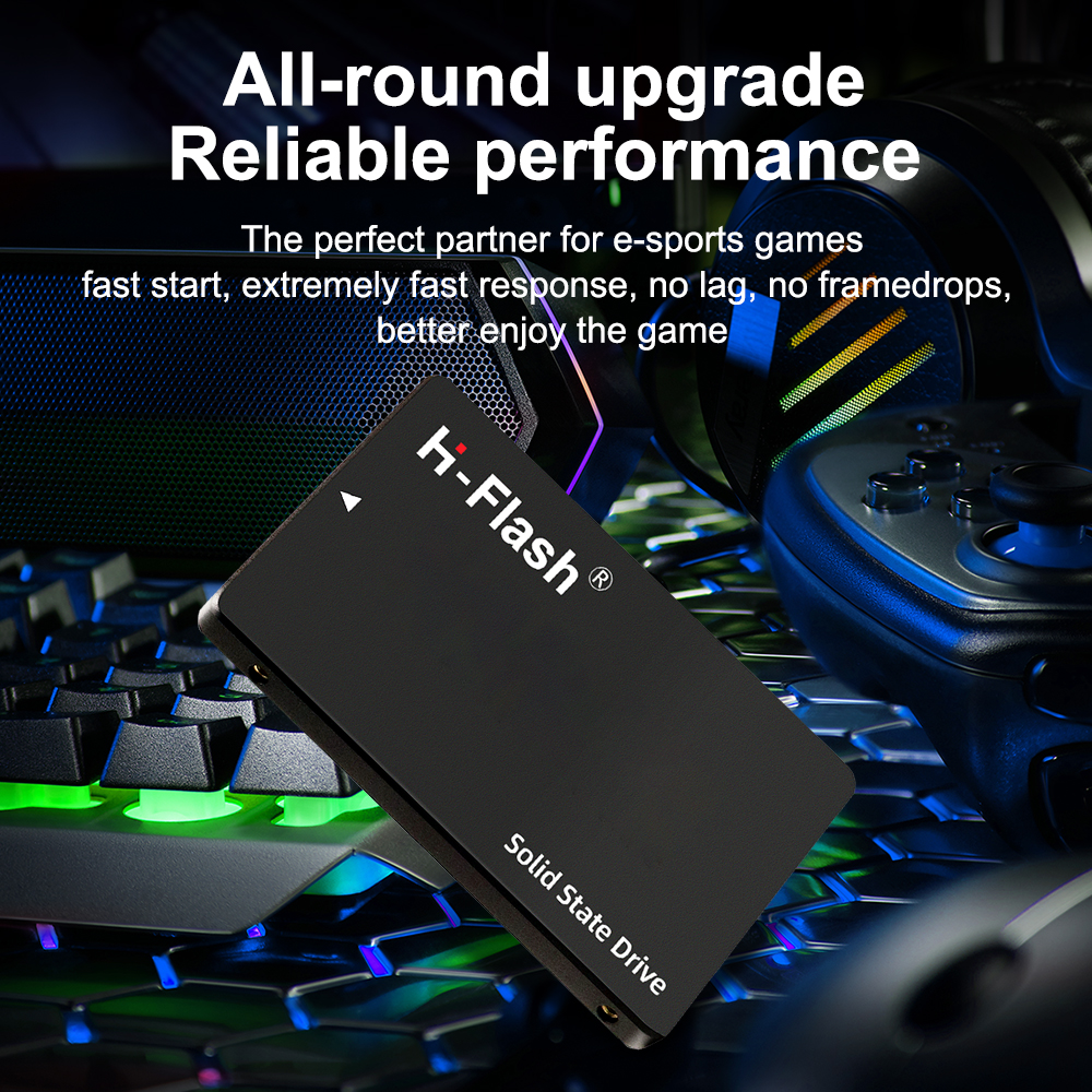 OEM 2.5" SATA3 SSD/Hard Drive 120GB-512GB/1-4TB Plastic Shell 501-600MB/s Read 401-500MB/s Write