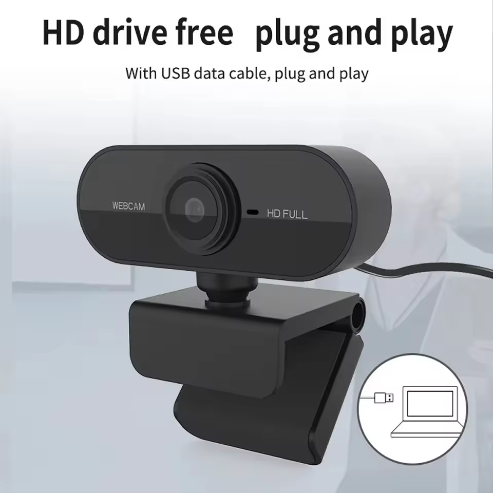Desktop PC and Laptops 1080P HD Webcam Plug-and-play Computer Web Camera Network Camera Built in MIC
