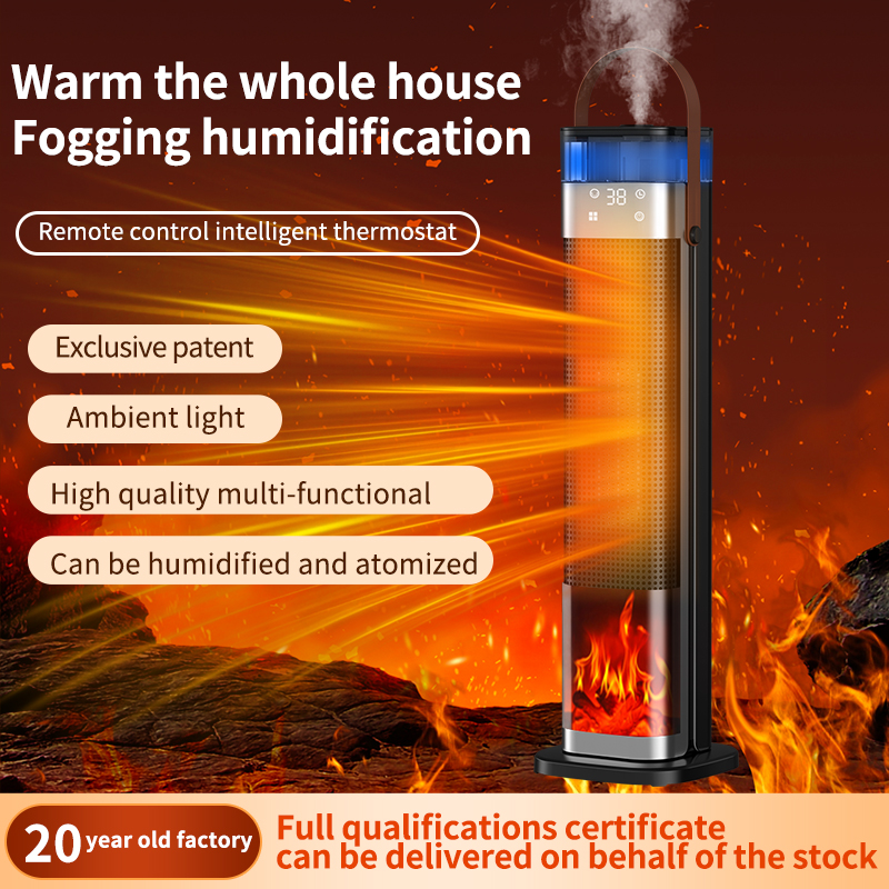 LOVFE Wholesale 2000w Fast Heating Fan Winter Warmer Overheat Room Heating Stove Household PTC Heaters Portable Electric Heater