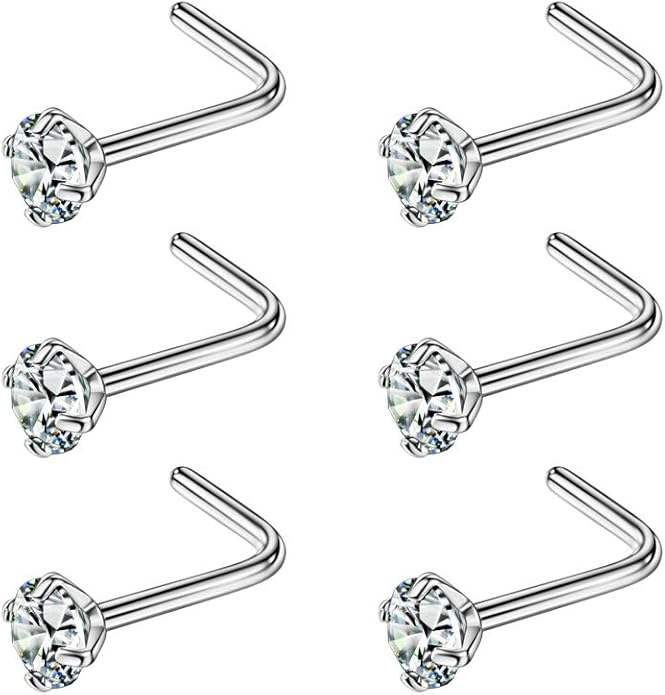 Титановый пирсинг для носа (Nose Stud)